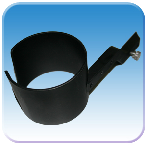 SR-1B Seat Rail mounted Cup Holder Black anodized aluminum